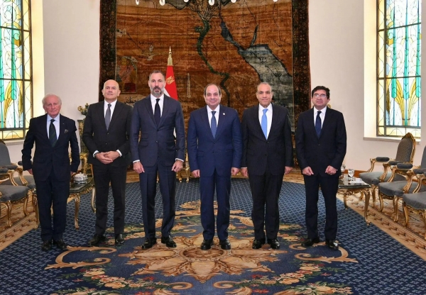 His Highness the Aga Khan met today with His Excellency President Abdel Fattah El-Sisi of Egypt